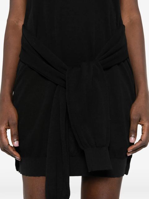 Nanushka Nila button-fatening mini dress - Black