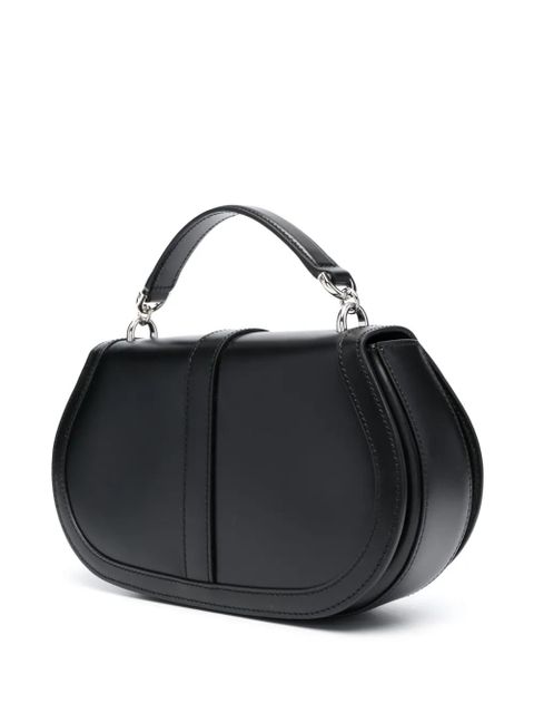 Versace Greca Goddess leather shoulder bag - Black