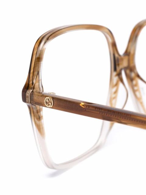 Gucci Eyewear square-frame glasses - Neutrals