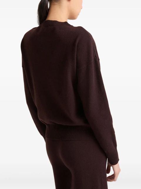 Yves Salomon wool sweater - Brown