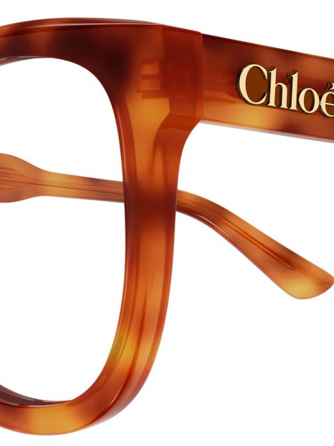 Chloé Eyewear cat-eye glasses - Orange