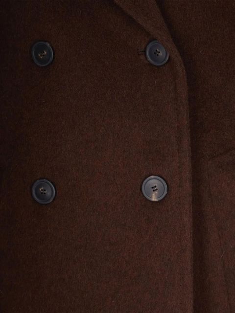 Max Mara buttoned double-breasted coat - Brown - zdjęcie produktu nr 2