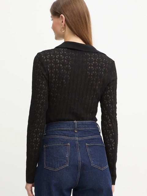 Pinko body damski kolor czarny lekki 105977 A2YI - zdjęcie produktu nr 2