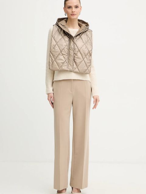 Morgan sweter z domieszką wełny MPAUL damski kolor beżowy MPAUL - zdjęcie produktu nr 2