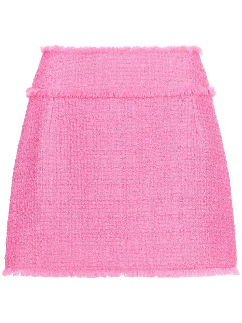 Dolce & Gabbana high-waist tweed miniskirt - Pink - zdjęcie produktu nr 1