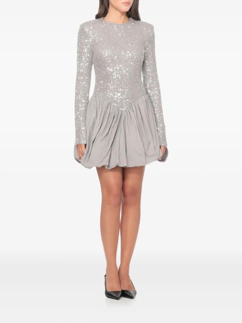ROTATE BIRGER CHRISTENSEN sequin-embellished mini dress - Grey