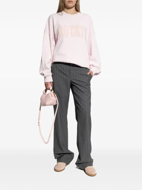 ROTATE BIRGER CHRISTENSEN logo-appliqué sweatshirt - Pink - zdjęcie produktu nr 2