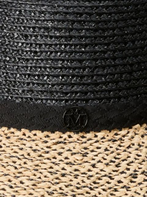Maison Michel straw hat - Black - zdjęcie produktu nr 2