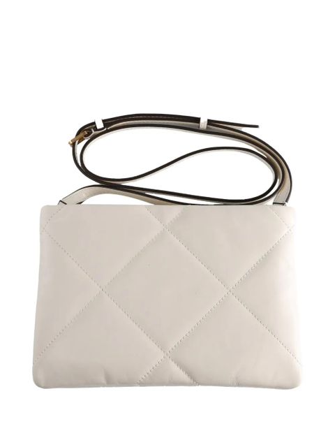 Tory Burch quilted logo cross body bag - White - zdjęcie produktu nr 2