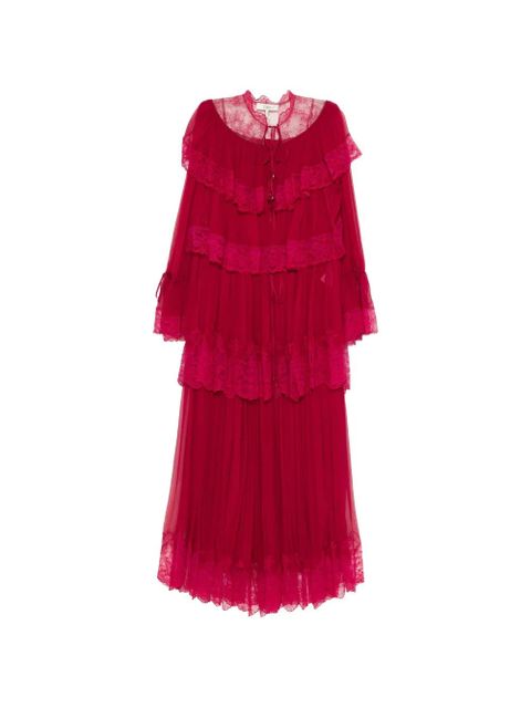 Chloé lace tiered maxi dress - Pink - zdjęcie produktu nr 1