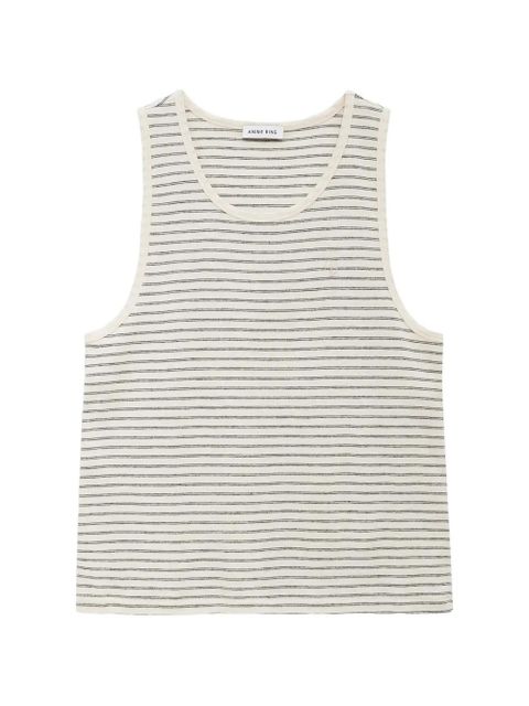 ANINE BING Juliann striped tank top - Neutrals - zdjęcie produktu nr 1