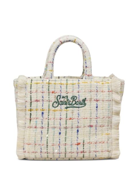 MC2 Saint Barth mini Vanity fringed tote bag - Neutrals - zdjęcie produktu nr 2