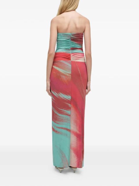 Simkhai Emma strapless maxi dress - Red