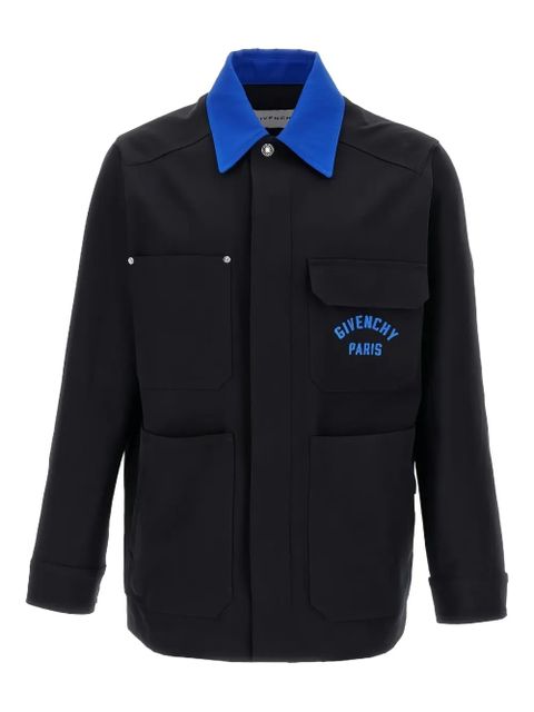 Givenchy logo-embroidered jacket - Black - zdjęcie produktu nr 1