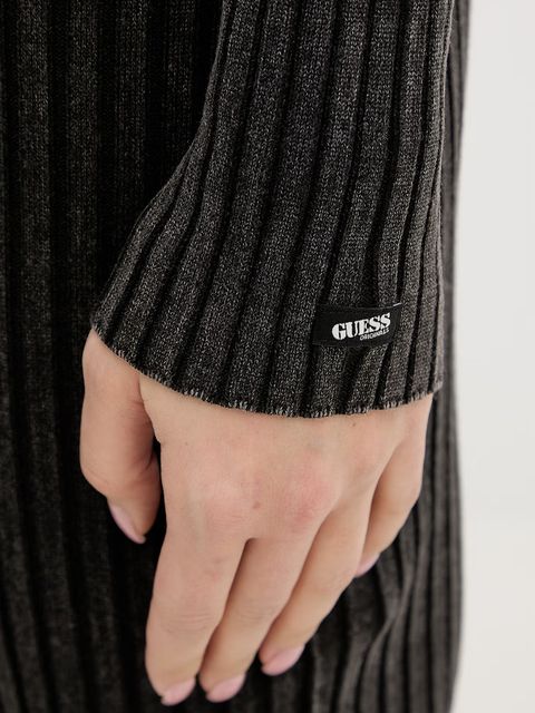 Guess Originals sukienka z domieszką wełny