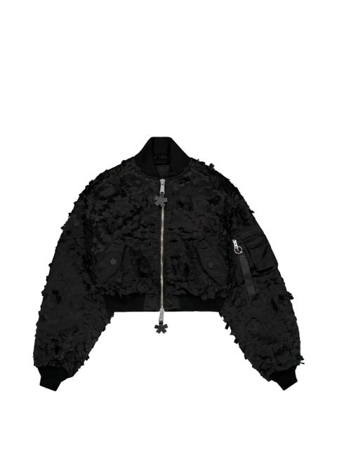 Cecilie Bahnsen x Alpha zip-fastening jacket - Black - zdjęcie produktu nr 1