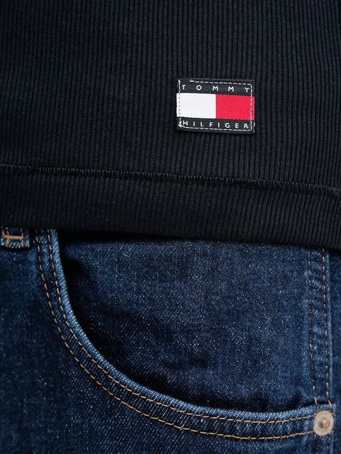 Tommy Hilfiger t-shirt damski kolor granatowy UW0UW06067