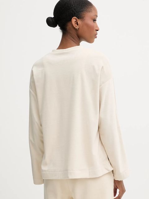 United Colors of Benetton longsleeve piżamowy damska kolor beżowy 3JQA3M08B - zdjęcie produktu nr 2