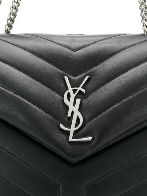 Saint Laurent medium Loulou quilted shoulder bag - Black