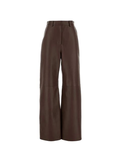 LOEWE nappa leather trousers - Brown - zdjęcie produktu nr 1