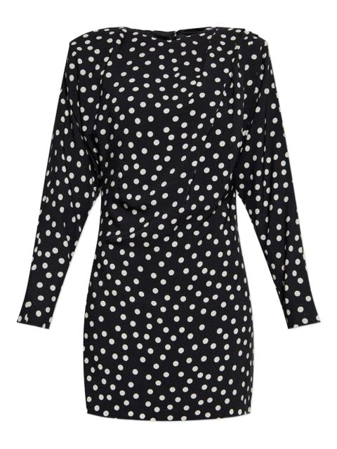 ANINE BING polka-dot mini dress - Black - zdjęcie produktu nr 1
