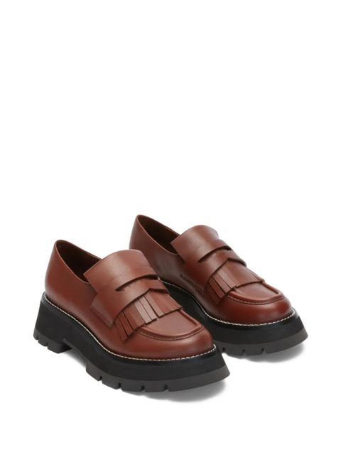 3.1 Phillip Lim Kate leather loafers - Brown