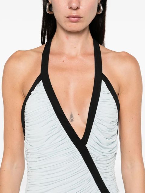 Christopher Esber sleeveless jersey dress - Blue