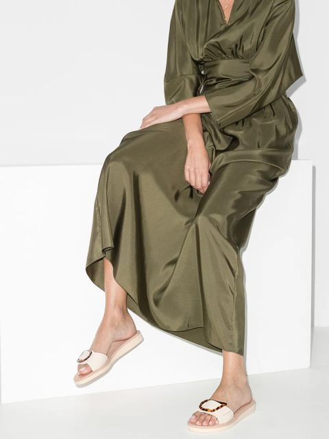 Ancient Greek Sandals Aglaia leather slides - Neutrals - zdjęcie produktu nr 2