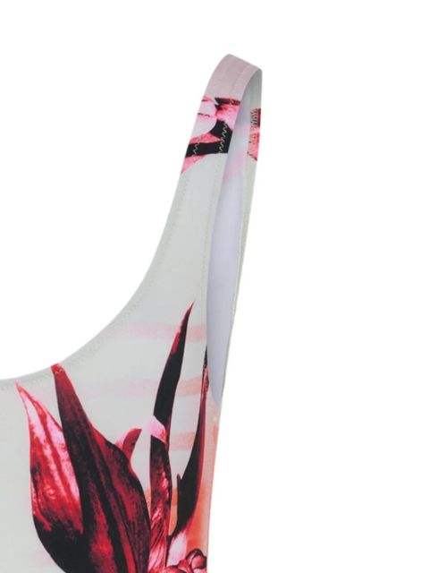 Jean Paul Gaultier body flowers printed swimsuit - White - zdjęcie produktu nr 2