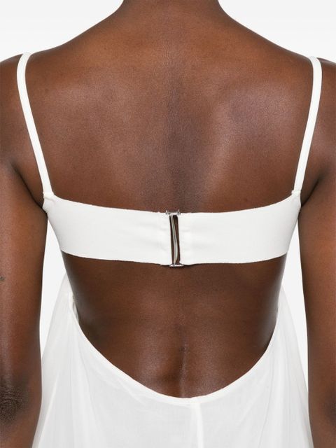 Jacquemus The Peplo Robe dress - White