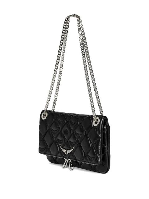 Zadig&Voltaire Rock II quilted-effect chain-strap satchel - Black