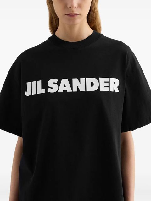 Jil Sander logo-print short-sleeve T-shirt - Black
