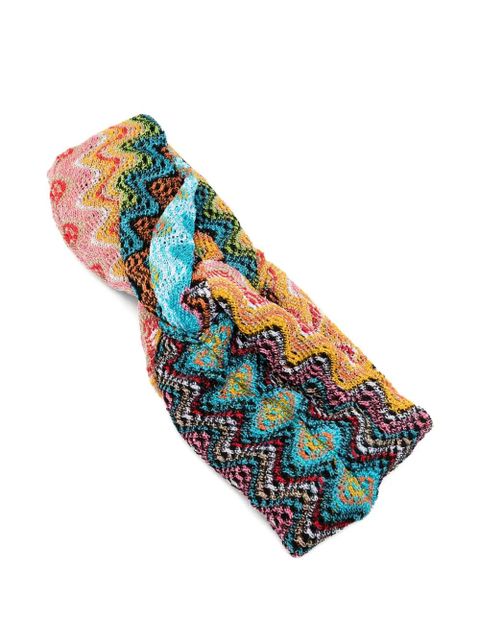 Missoni knitted headband - Pink