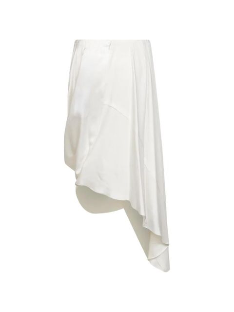Maison Margiela asymmetric midi skirt - White - zdjęcie produktu nr 2
