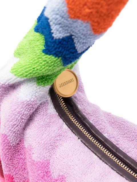 Missoni zigzag handle tote bag - Pink