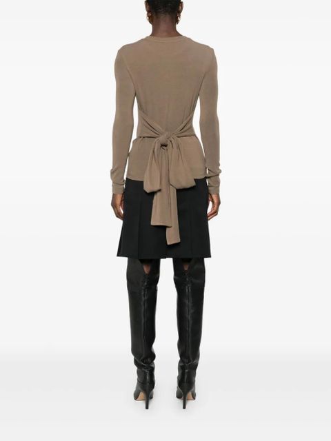 Eleh fine-knit jumper - Brown