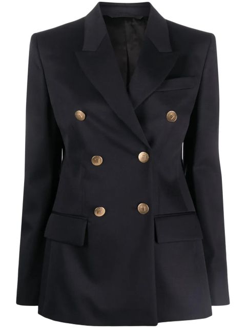 Givenchy double-breasted peak-lapel blazer - Blue - zdjęcie produktu nr 1