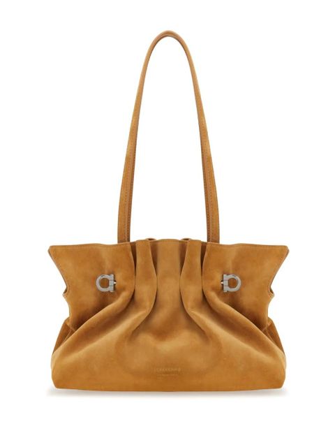 Ferragamo small Soft shoulder bag - Brown - zdjęcie produktu nr 1