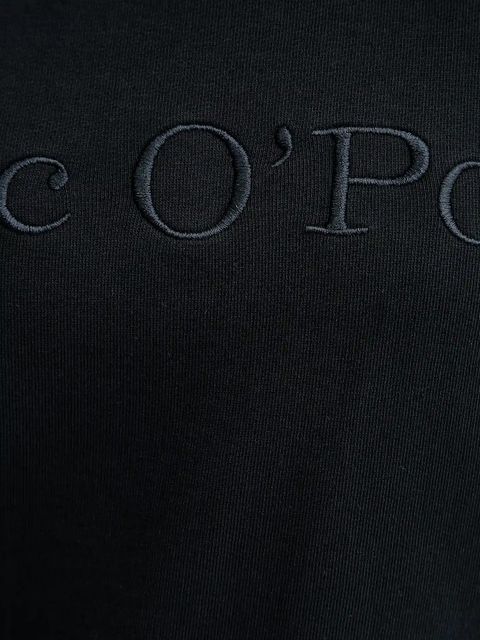 Marc O'Polo bluza bawełniana damska kolor granatowy z aplikacją 508407354063