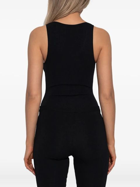 ENTIRE STUDIOS ribbed playsuit - Black