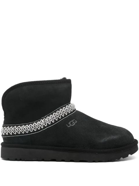 UGG Classic Mini Crescent boots - Black - zdjęcie produktu nr 1