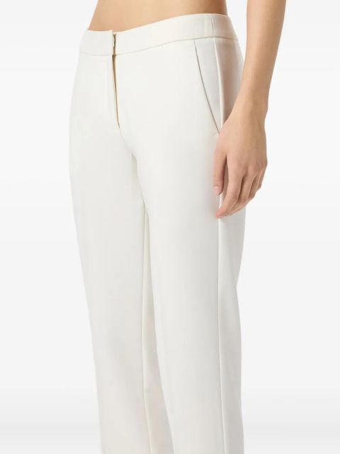 Blumarine twill trousers - White