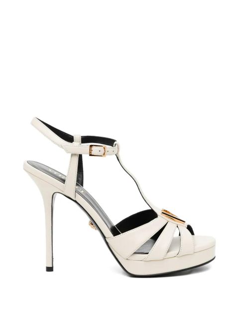 Versace triangle strap sandals - Neutrals - zdjęcie produktu nr 1