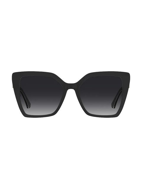 Love Moschino okulary przeciwsłoneczne damskie kolor czarny