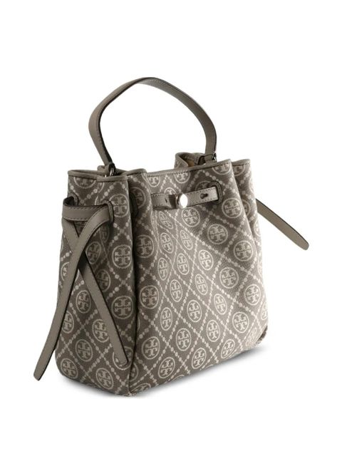Tory Burch Romy T Monogram bucket bag - Grey - zdjęcie produktu nr 2