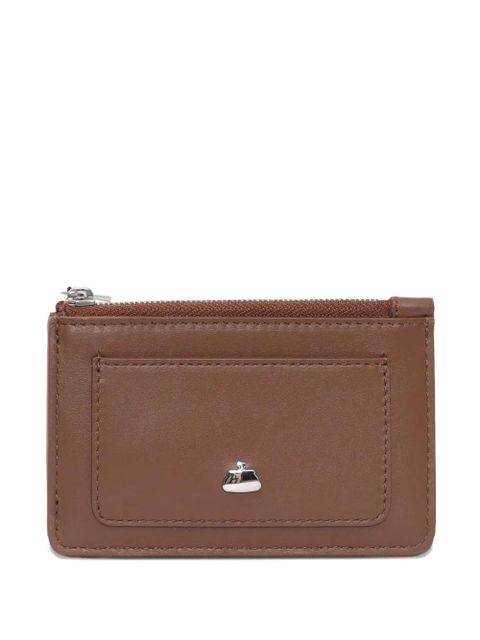Weekend Max Mara TRAFOI leather cardholder - Brown - zdjęcie produktu nr 1