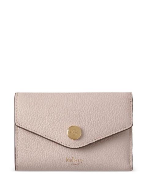 Mulberry folded grained-leather wallet - Pink - zdjęcie produktu nr 1