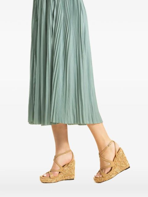 Jimmy Choo Ayla wedge sandals - Brown