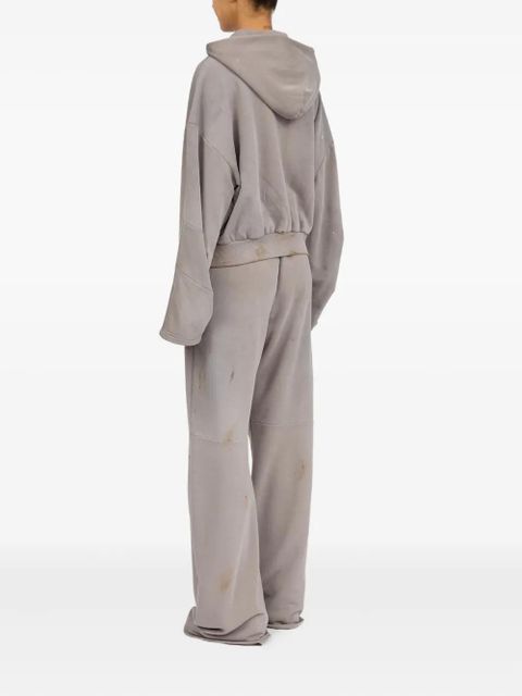 MM6 Maison Margiela numbers-print hoodie - Grey