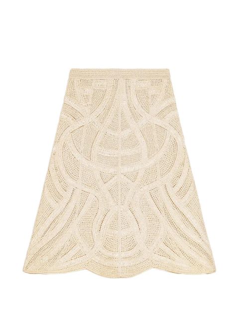 Maje crochet skirt - Neutrals - zdjęcie produktu nr 1